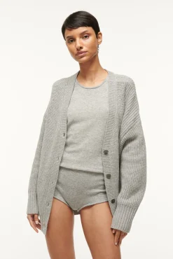 Best Sellers|Tops<STAUD AYANA TOP  HEATHER GREY HEATHERGREY