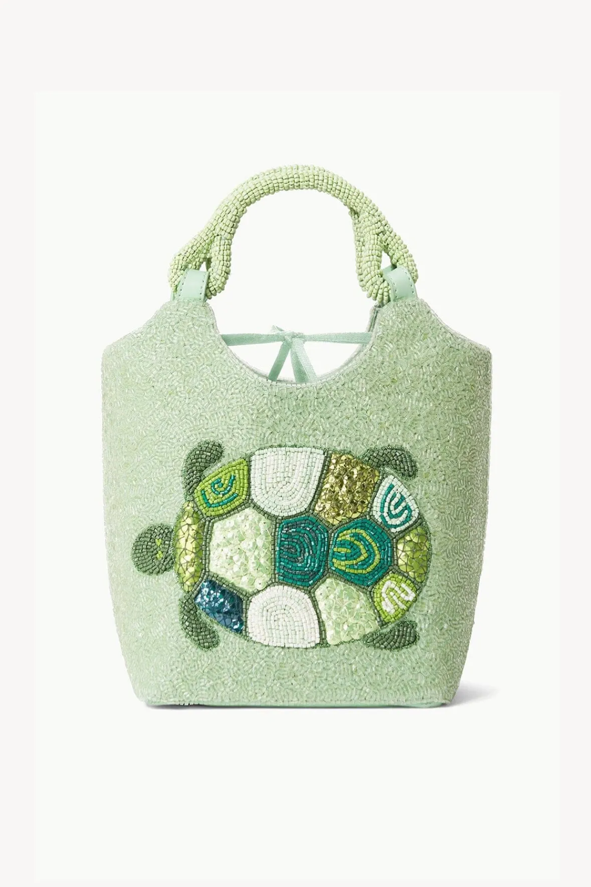 Bucket|Beaded<STAUD BEADED COTE BAG BABY TURTLE BABYTURTLE