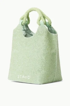 Bucket|Beaded<STAUD BEADED COTE BAG BABY TURTLE BABYTURTLE