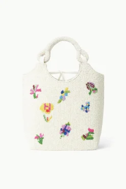 Bucket|Beaded<STAUD BEADED COTE BAG  FIRST BLOOM DAY FIRSTBLOOMDAY