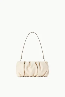 Shoulder|Clutches<STAUD BEAN BAG CREAM