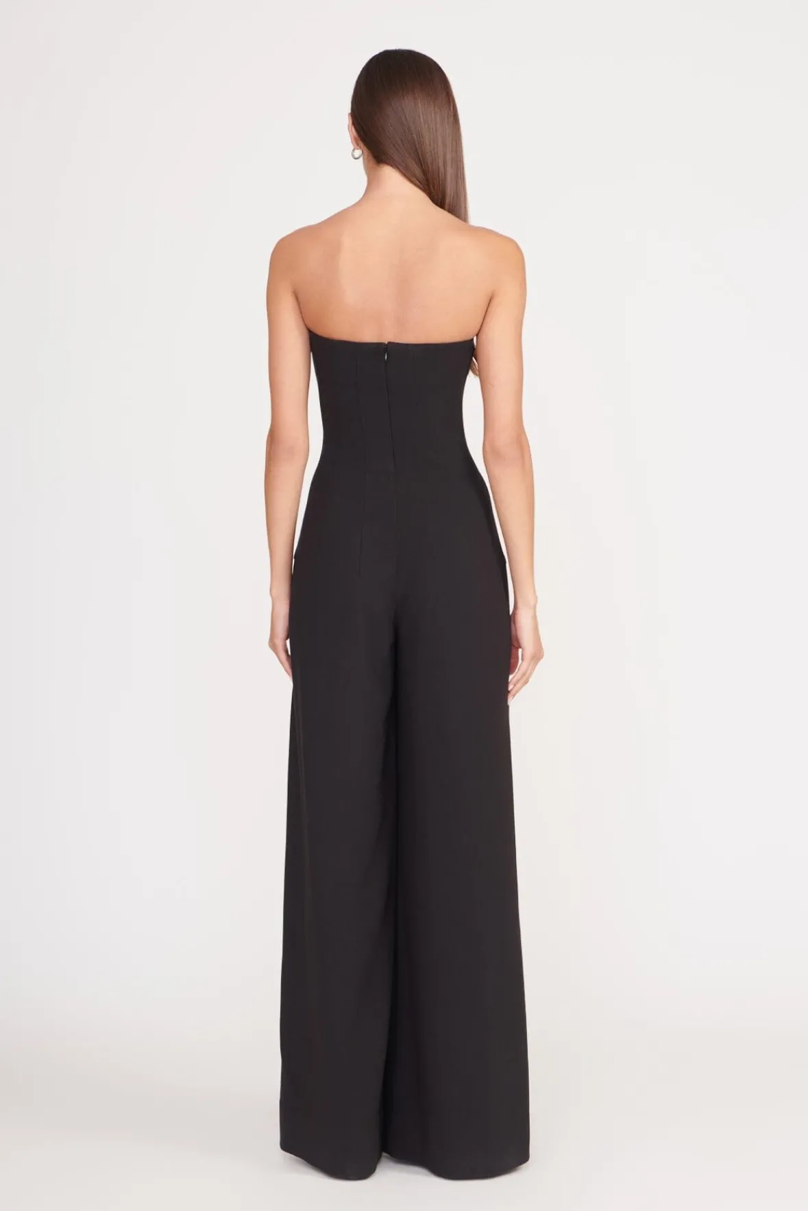 Dresses<STAUD BENJAMIN JUMPSUIT BLACK