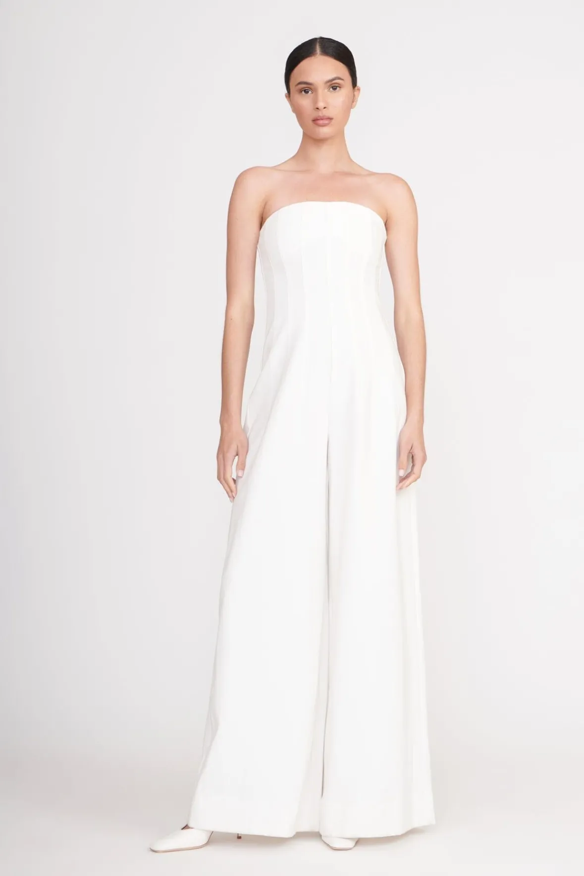 Dresses<STAUD BENJAMIN JUMPSUIT ECRU