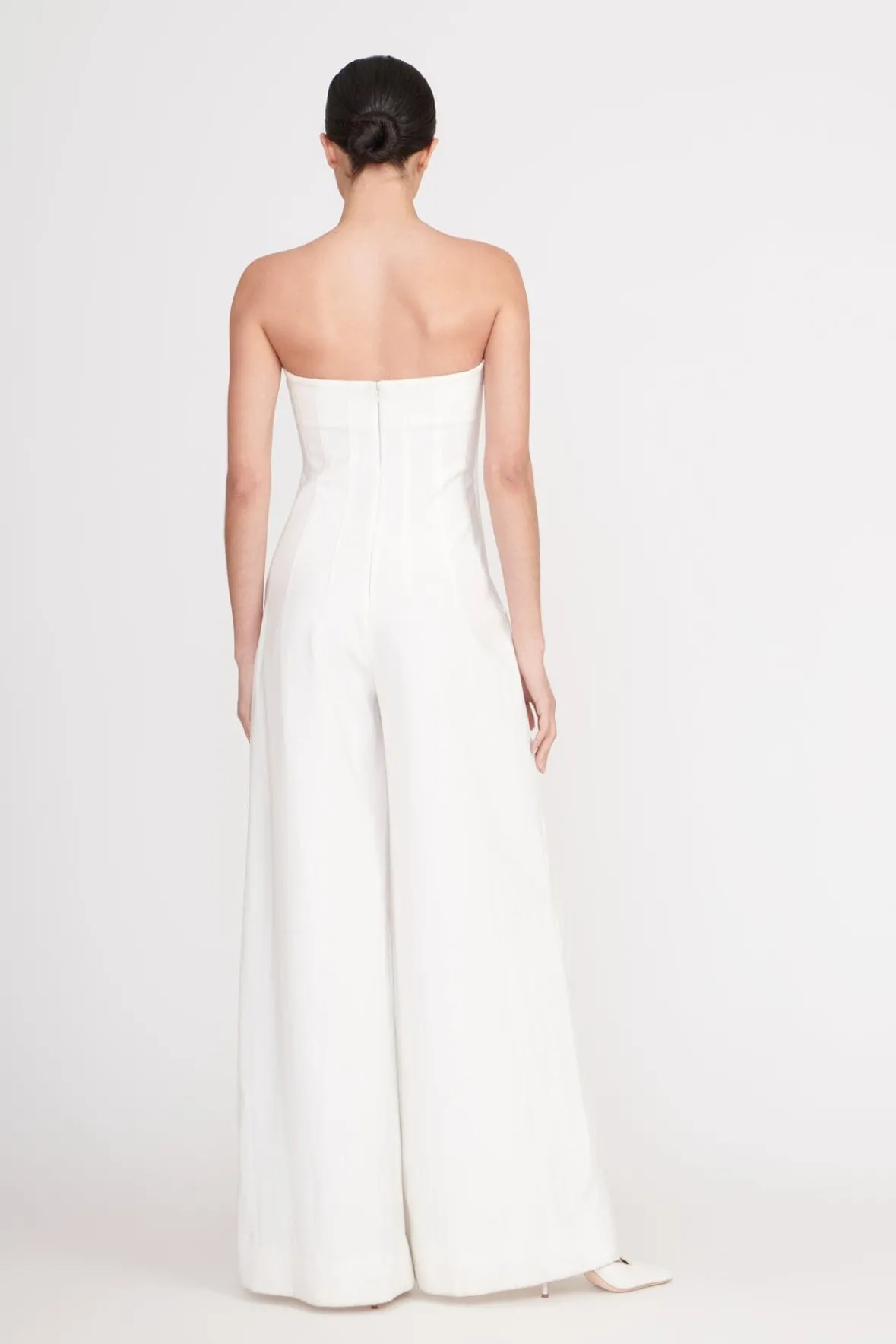 Dresses<STAUD BENJAMIN JUMPSUIT ECRU