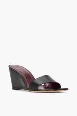 Platforms & Wedges<STAUD BILLIE WEDGE   BLACK
