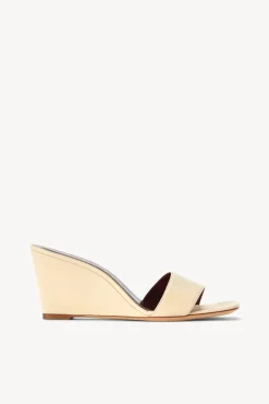 Platforms & Wedges<STAUD BILLIE WEDGE   CREAM
