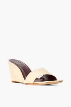 Platforms & Wedges<STAUD BILLIE WEDGE   CREAM