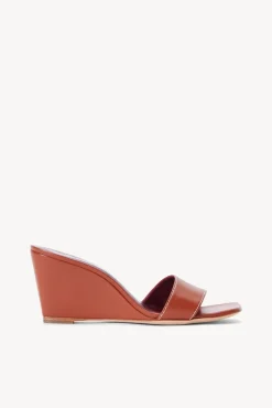 Platforms & Wedges<STAUD BILLIE WEDGE   TAN