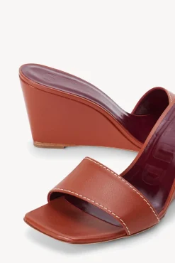 Platforms & Wedges<STAUD BILLIE WEDGE   TAN