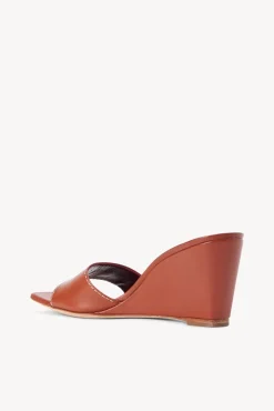 Platforms & Wedges<STAUD BILLIE WEDGE   TAN