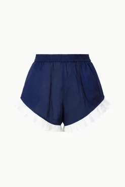 Cover-Ups<STAUD BOYANA SHORT NAVY WHITE NAVYWHITE