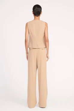 Best Sellers|Spring Suiting<STAUD BRETT VEST   CAMEL