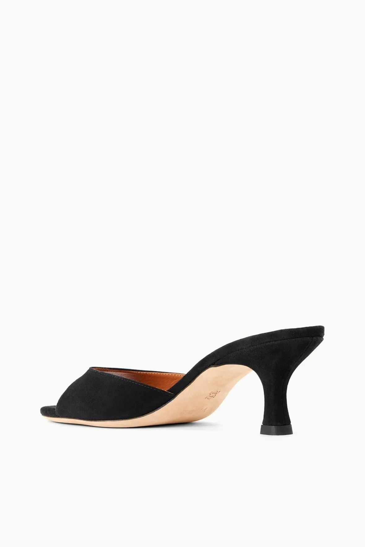 Mules & Flats<STAUD BRIGITTE MULE BLACK SUEDE BLACKSUEDE