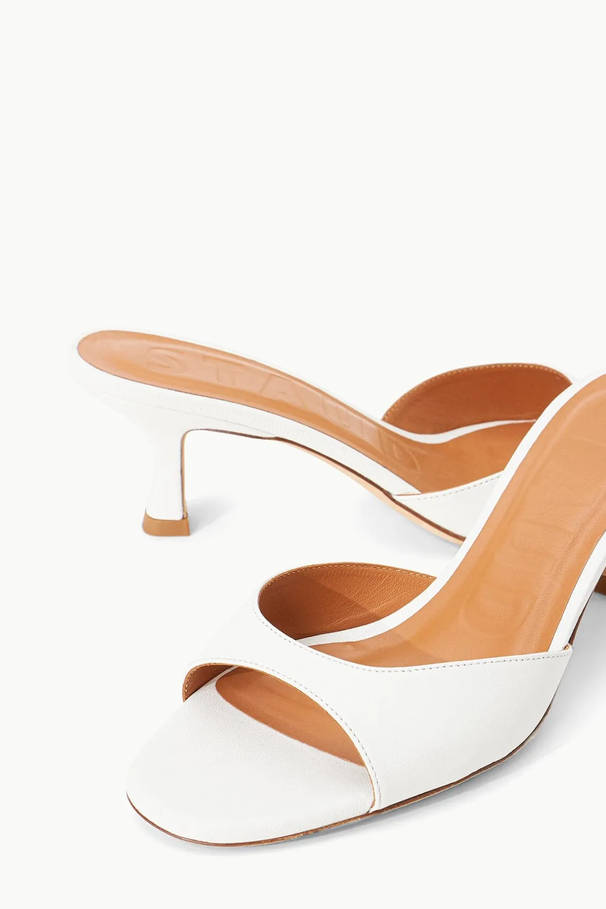 The Evening Edit|Mules & Flats<STAUD BRIGITTE MULE PAPER