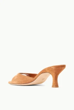 Mules & Flats<STAUD BRIGITTE MULE  TAN SUEDE TANSUEDE