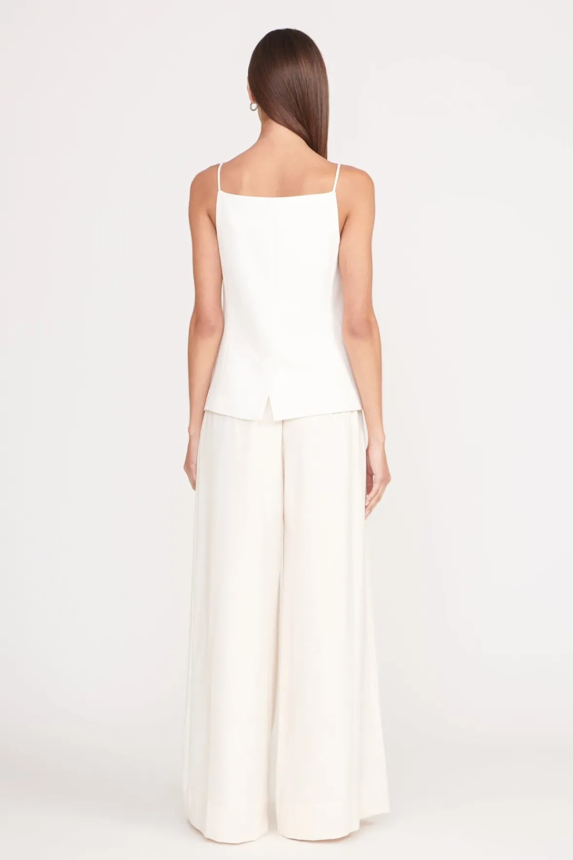 Pants & Shorts<STAUD CALEB PANT ECRU