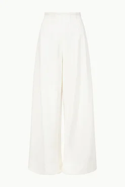 Pants & Shorts<STAUD CALEB PANT   IVORY
