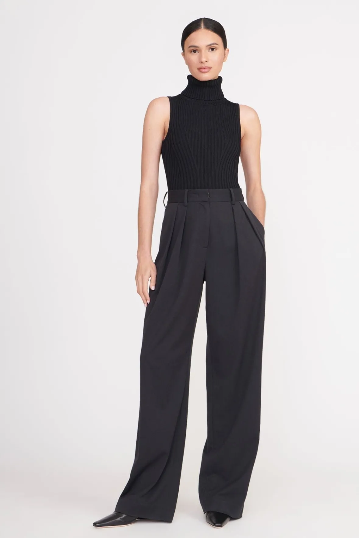 Essentials|Tops<STAUD CALLUM TOP BLACK