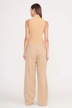Essentials|Tops<STAUD CALLUM TOP CAMEL