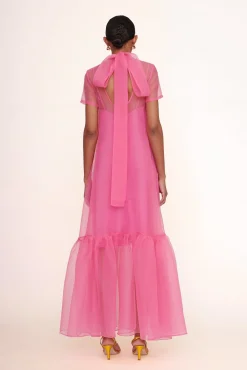 Dresses<STAUD CALLUNA DRESS   BLUSH