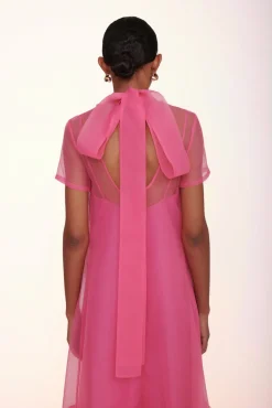 Dresses<STAUD CALLUNA DRESS   BLUSH