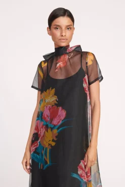 Best Sellers|Dresses<STAUD CALLUNA DRESS  FIRST BLOOM NIGHT FIRSTBLOOMNIGHT