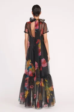 Best Sellers|Dresses<STAUD CALLUNA DRESS FIRST BLOOM NIGHT FIRSTBLOOMNIGHT