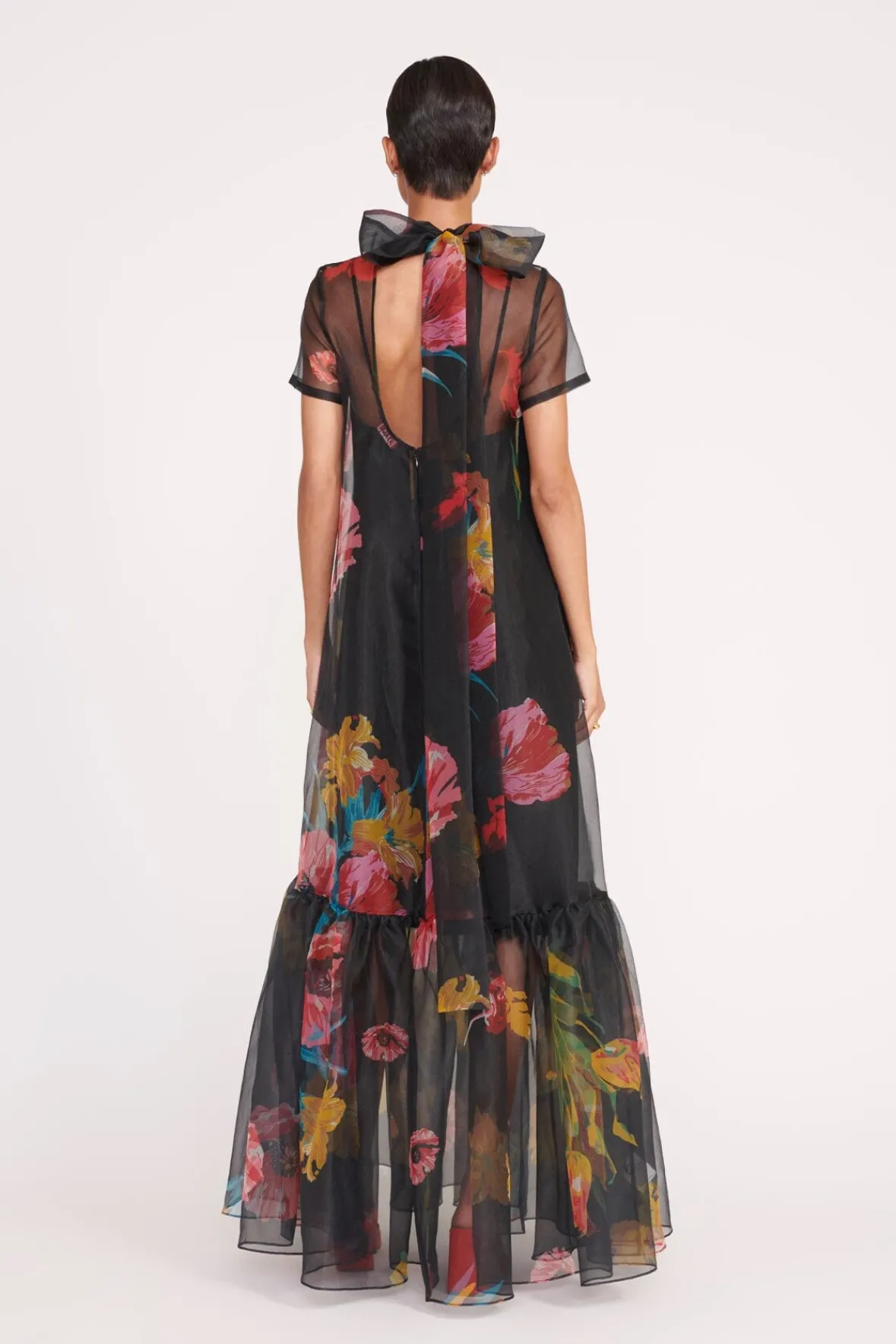 Best Sellers|Dresses<STAUD CALLUNA DRESS FIRST BLOOM NIGHT FIRSTBLOOMNIGHT