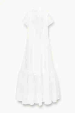 STAUD Bride|Dresses<STAUD CALLUNA DRESS   WHITE