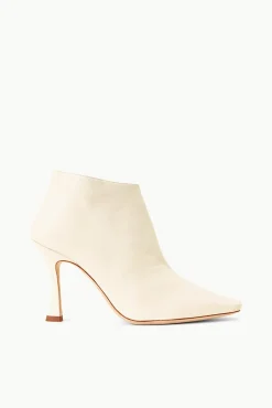 The Boot Shop<STAUD CAMI ANKLE BOOT   CREAM