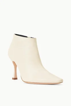 The Boot Shop<STAUD CAMI ANKLE BOOT   CREAM