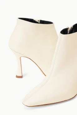 The Boot Shop<STAUD CAMI ANKLE BOOT   CREAM