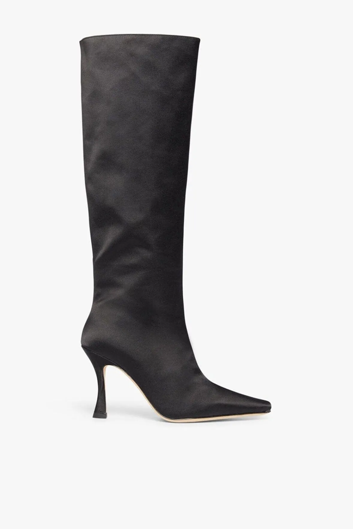 The Boot Shop<STAUD CAMI BOOT BLACK SATIN BLACKSATIN