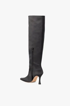 The Boot Shop<STAUD CAMI BOOT BLACK SATIN BLACKSATIN