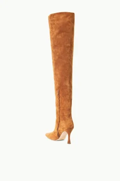 The Boot Shop<STAUD CAMI OVER THE KNEE BOOT  TAN SUEDE TANSUEDE