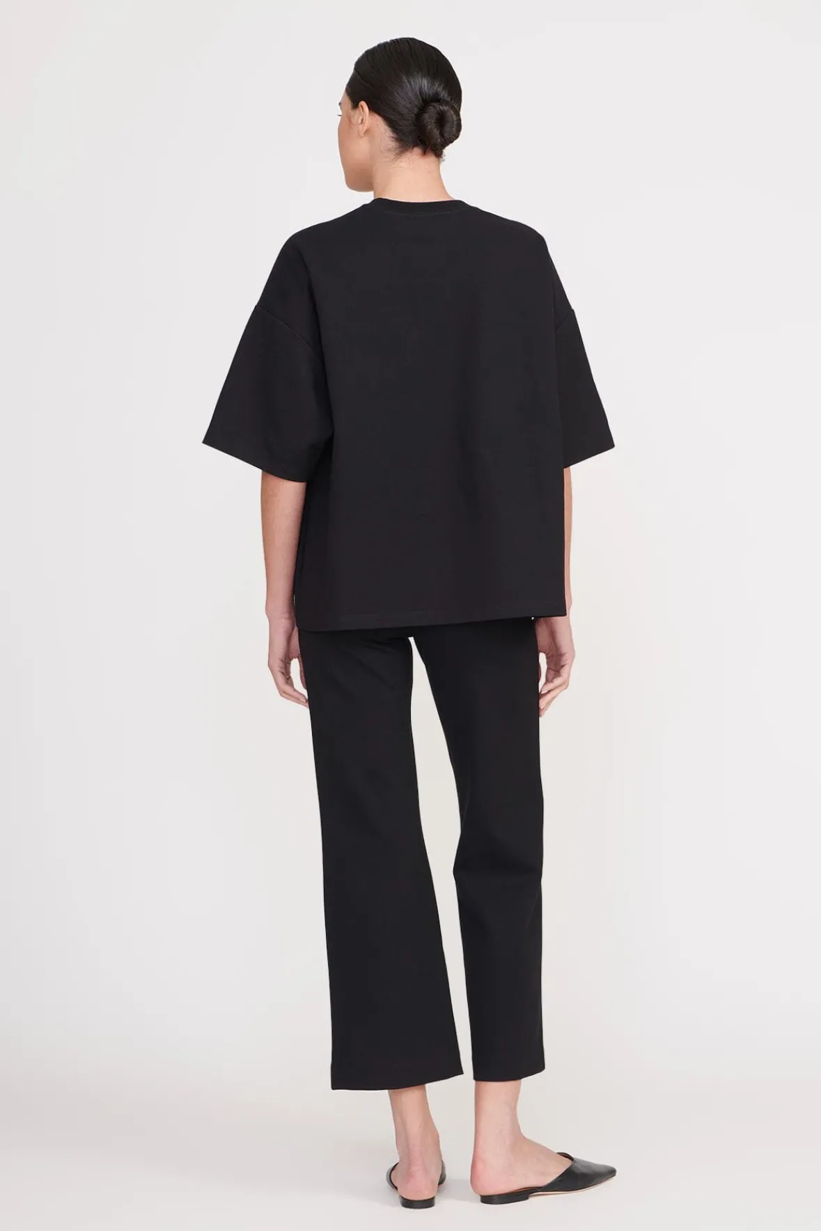 Essentials|Tops<STAUD CAPSULE TOP BLACK