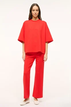 Essentials|Tops<STAUD CAPSULE TOP  RED ROSE REDROSE