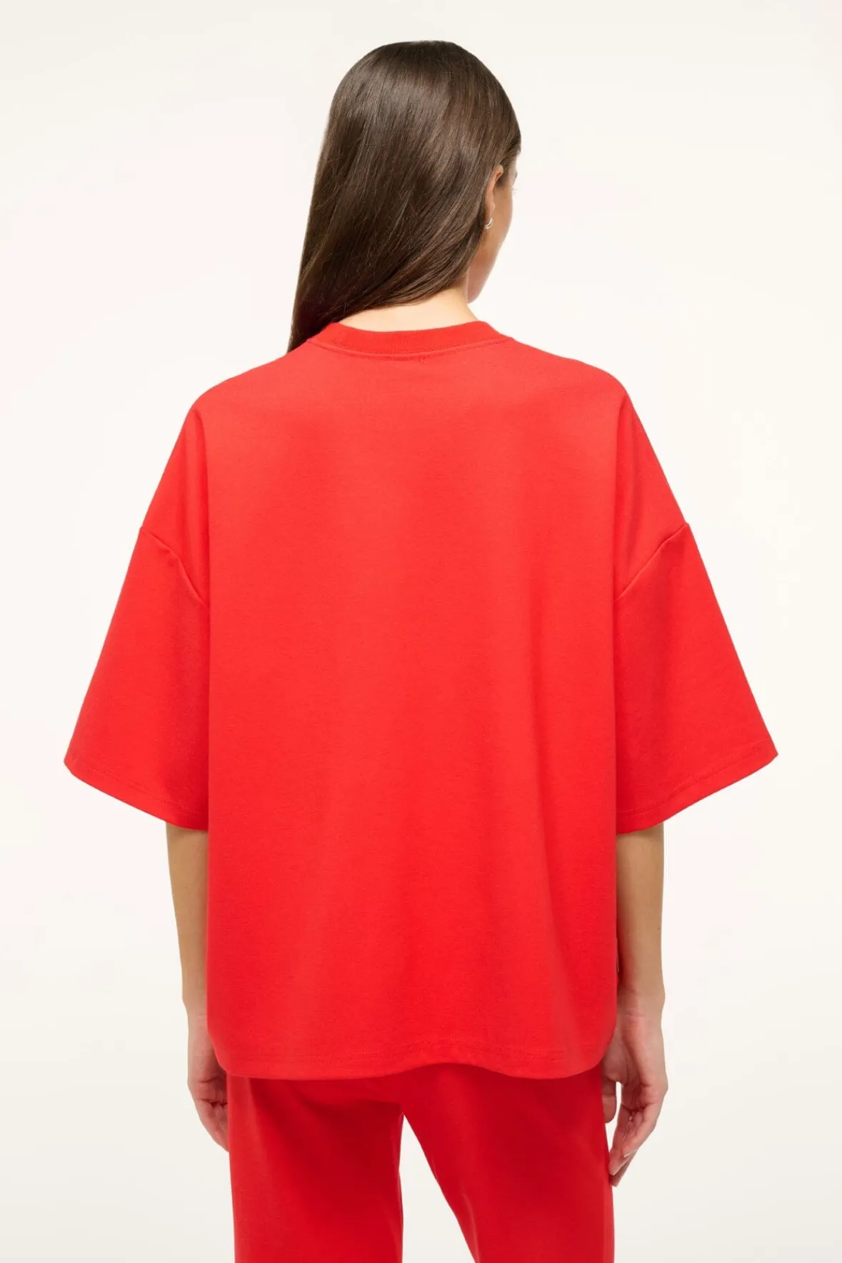 Essentials|Tops<STAUD CAPSULE TOP RED ROSE REDROSE