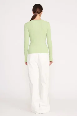 Knits<STAUD CARGO SWEATER   MATCHA