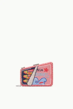 The Evening Edit|Beaded<STAUD CARMELLA BEADED CLUTCH  INES PINK STAUDINESPINK