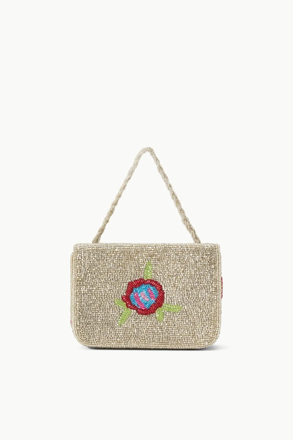 Clutches|Beaded<STAUD CARMEN BEADED BOX BAG DIAMOND ROSE DIAMONDROSE