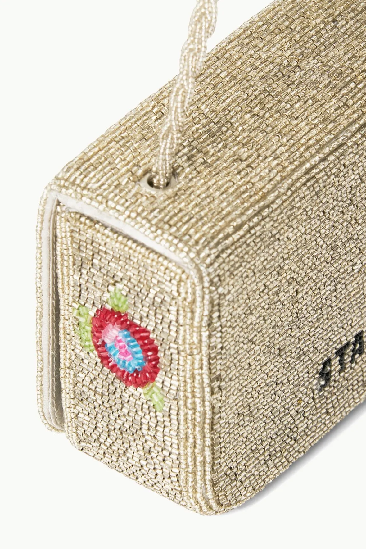 Clutches|Beaded<STAUD CARMEN BEADED BOX BAG DIAMOND ROSE DIAMONDROSE