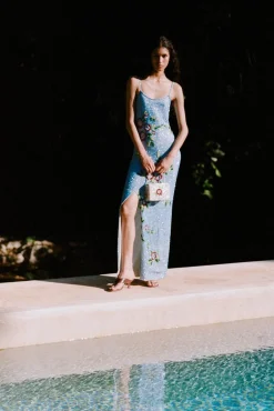 Clutches|Beaded<STAUD CARMEN BEADED BOX BAG DIAMOND ROSE DIAMONDROSE