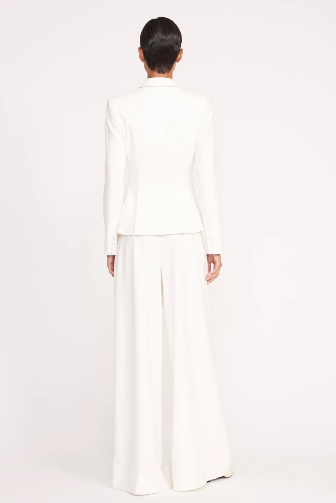Outerwear & Jackets<STAUD CARSON BLAZER IVORY