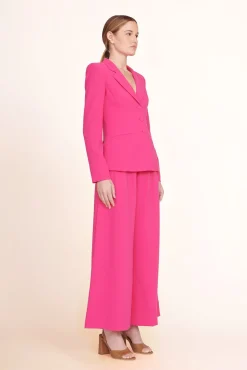 Outerwear & Jackets<STAUD CARSON BLAZER   MAGENTA