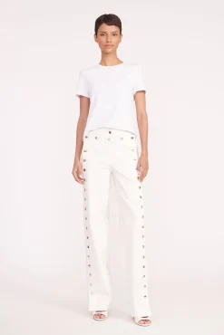 Pants & Shorts<STAUD CARTER PANT WHITE