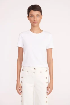 Pants & Shorts<STAUD CARTER PANT   WHITE