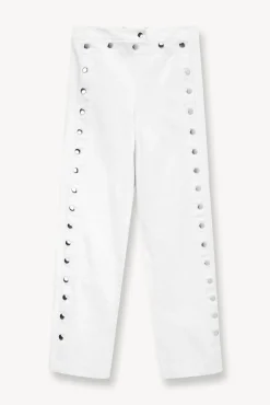 Pants & Shorts<STAUD CARTER PANT   WHITE