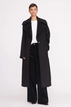 Best Sellers<STAUD CARVER COAT   BLACK