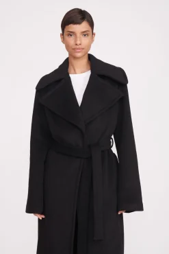 Best Sellers<STAUD CARVER COAT   BLACK